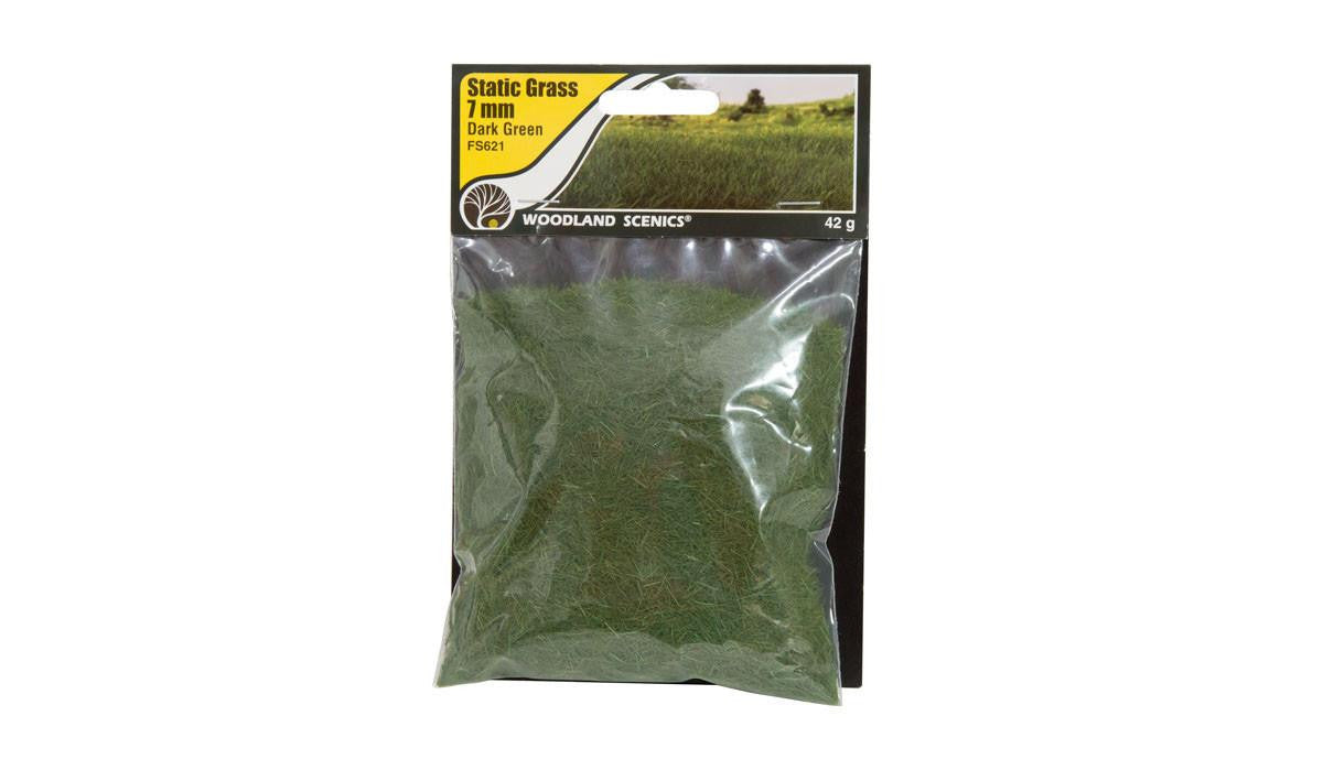 Woodland Scenics Static Grass Dark Green Bag 621